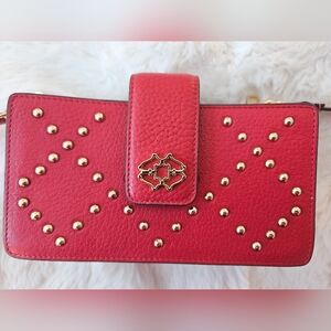 RADLEY LONDON Red Crossbody Bag with Gold Accents